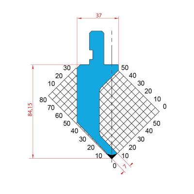 1020: Poinçon 88° r0.6 h84.15