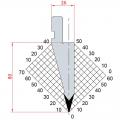 1056: Poinçon 30° r0.5 h 80