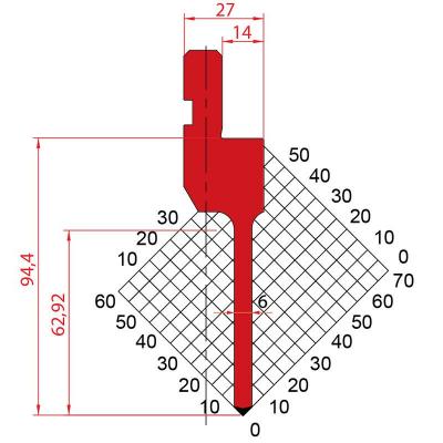 1084: Poinçon 88° r0.6 H94.40