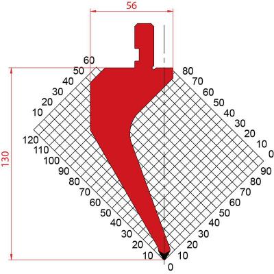 1163: Poinçon 60° r0.8 H 130