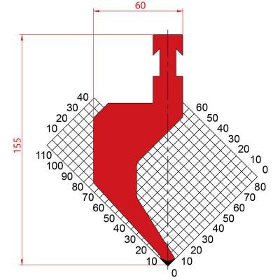 1216: Poinçon 86° r1.5 h155