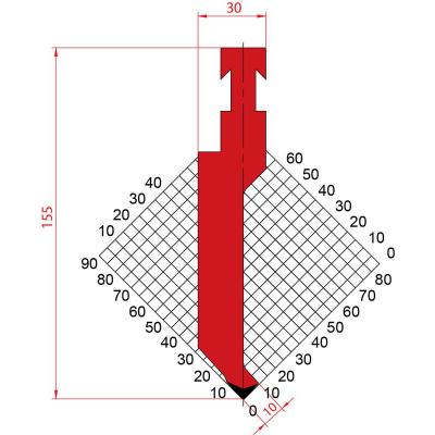 1218: Poinçon 86° r1 h155