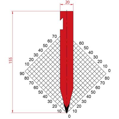 1226: Poinçon 30° r1 h155