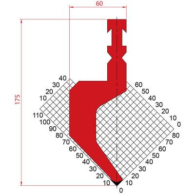 1227: Poinçon 88° r1.5 h155