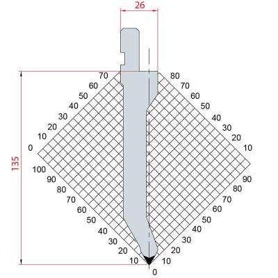 1284: Poinçon 60° r0.8 h135