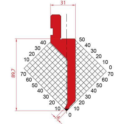 1290: Poinçon 88° r0.6 H89.70