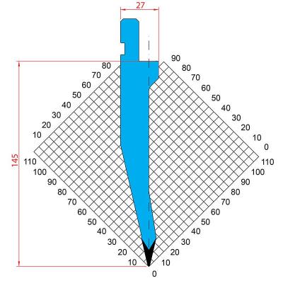 1311: Poinçon 26° r0.8 h 145