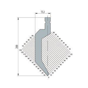 1323: Poinçon 86° r1 h200