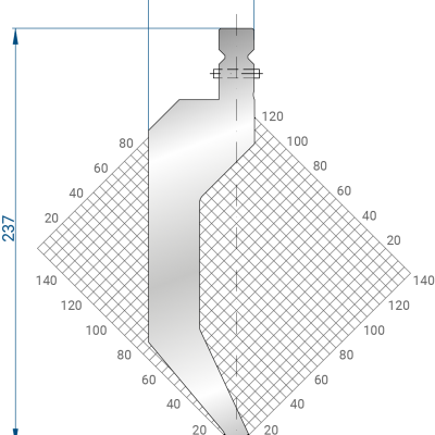 1333: Poinçon 80° r3 h237