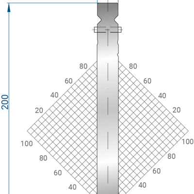 1335: Poinçon 60° r3 h200