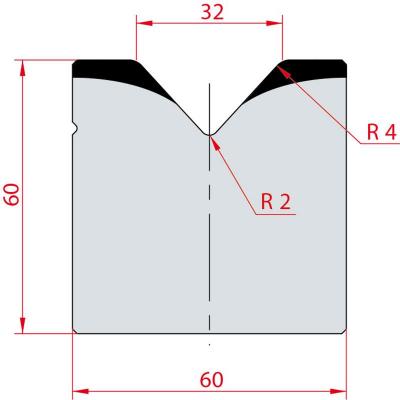 2020: Matrice acier C45 V:32 à 85° H:60