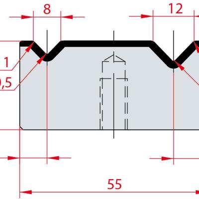 2041: Matrice Amada Promecam à 2V 88°