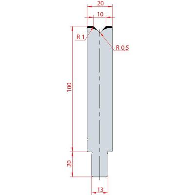 3125: Matrice Trumpf Wila V:10 à 86° H: 100