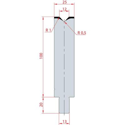 3126: Matrice Trumpf Wila V:12 à 86° H: 100