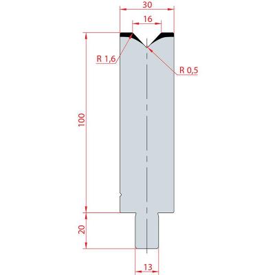 3127: Matrice Trumpf Wila V:16 à 86° H: 100