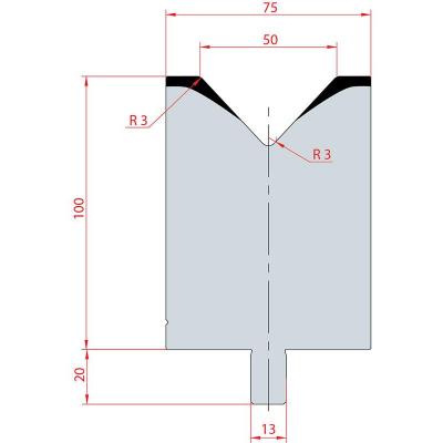 3132: Matrice Trumpf Wila V:50 à 86° H: 100