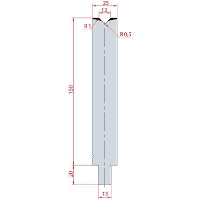 3146: Matrice Trumpf Wila V:12 à 86° H: 150