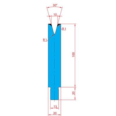 3208: Matrice Trumpf Wila V:10 à 30° H: 100