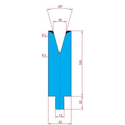 3211: Matrice Trumpf Wila V:20 à 30° H: 100