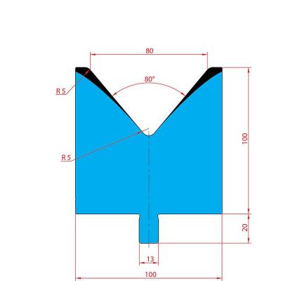 3221: Matrice Trumpf Wila V:80 à 80° H: 100