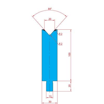 3230: Matrice Trumpf Wila V:20 à 84° H: 100