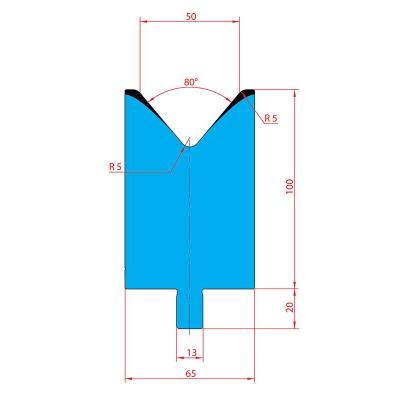 3234: Matrice Trumpf Wila V:50 à 80° H: 100