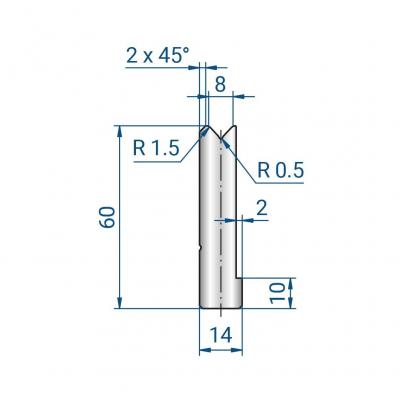 3321: Matrice AFH V8 86°