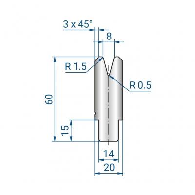 3328: Matrice AFH V8 30°