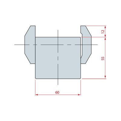 4033: porte matrice Amada à 6 brides