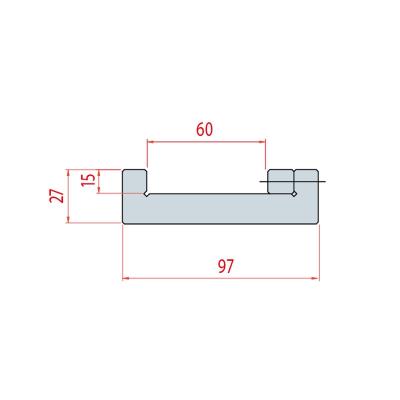 9010: semelle matrice 2100 mm